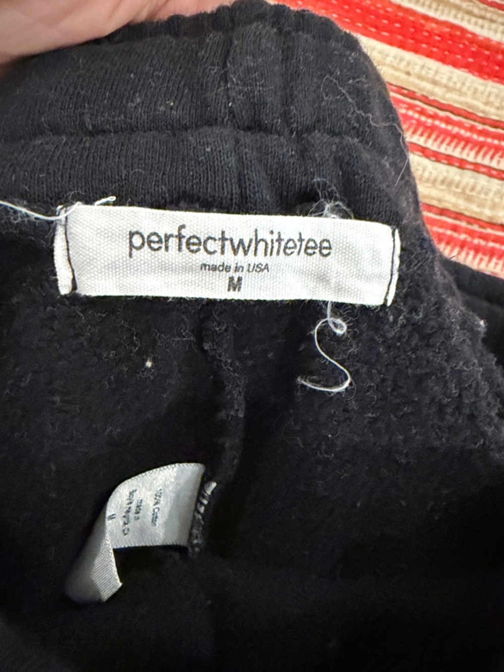 perfectwhitetee Black Track Pants - Picture 5 of 6